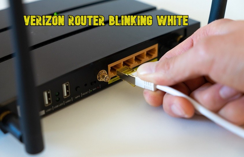 Verizon Router Blinking White